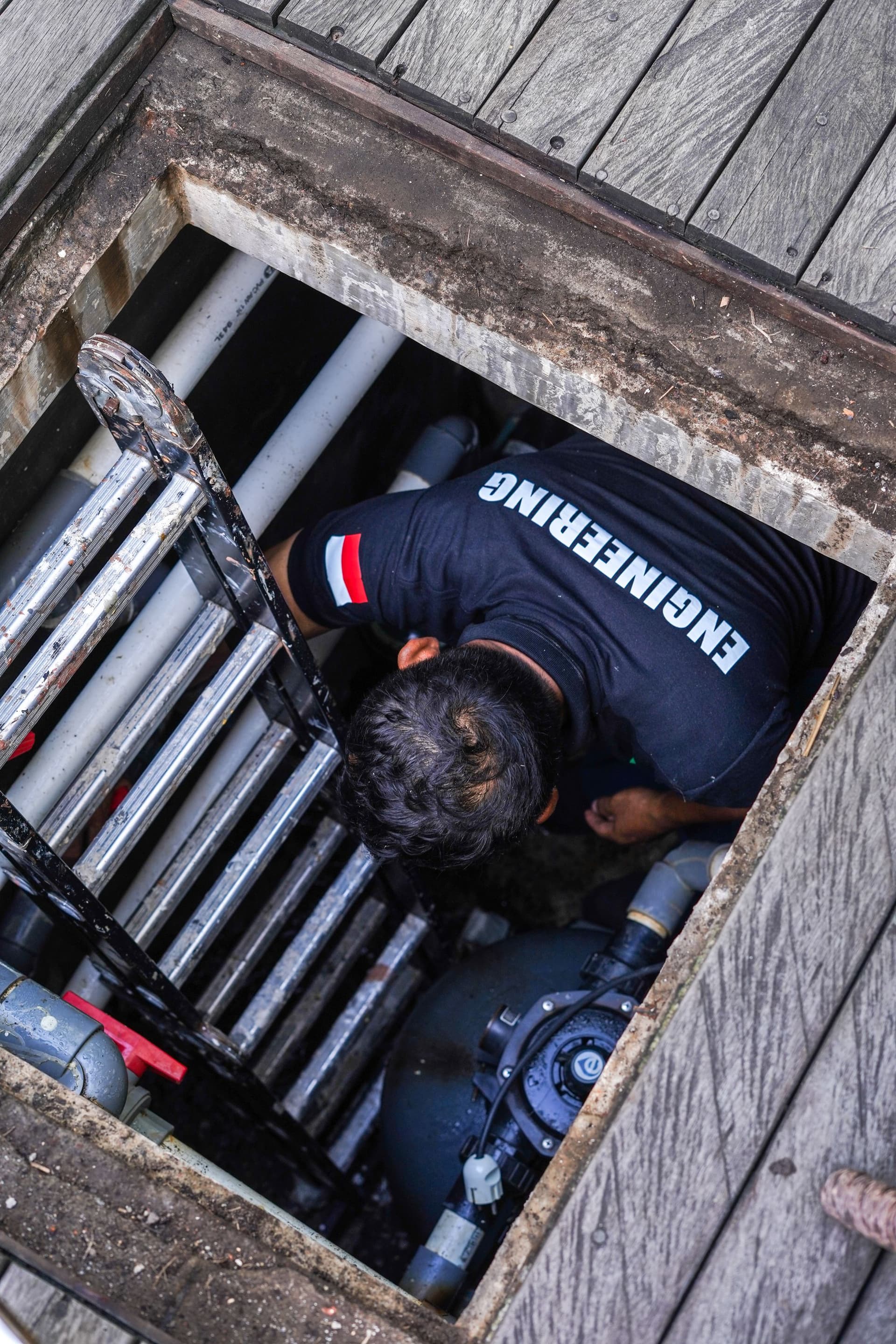 Pekerjaan Pompa Pool oleh Saka Technical Support